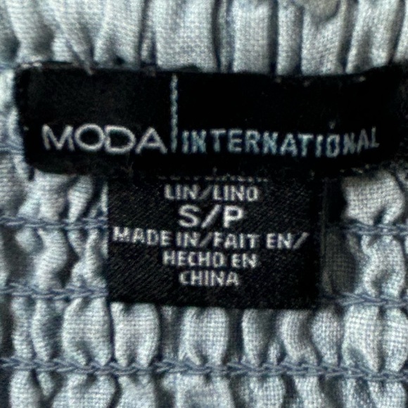 Fairycore Romantic Chambray Tiered Off-Shoulder Sundress. Size Small. - Picture 5 of 11